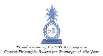 Crystal Pineapple Award 2009-2010 Employer of the Year: AirStMaarten